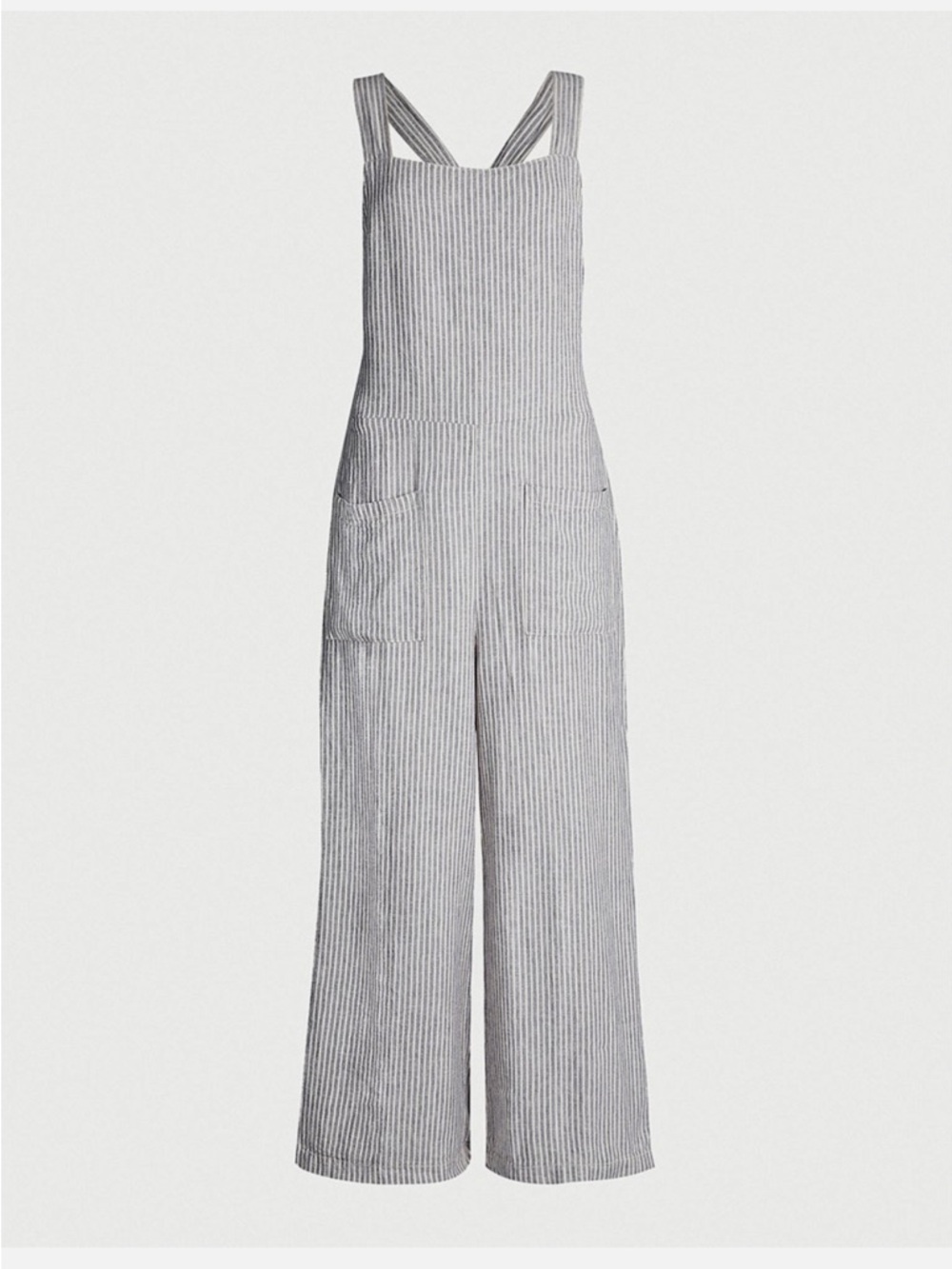 Free People Striped Linen Blend Off the Shore Jumpsuit / Overalls size 0